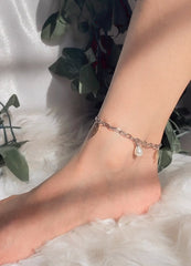 Sterling Silver Anklet – Delicate & Chic Foot Jewelry