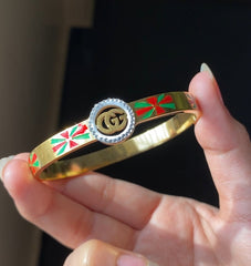 (Copy) Luxury Gucci-Inspired Gold Bangle | Elegant & Timeless | #JewelsByHani