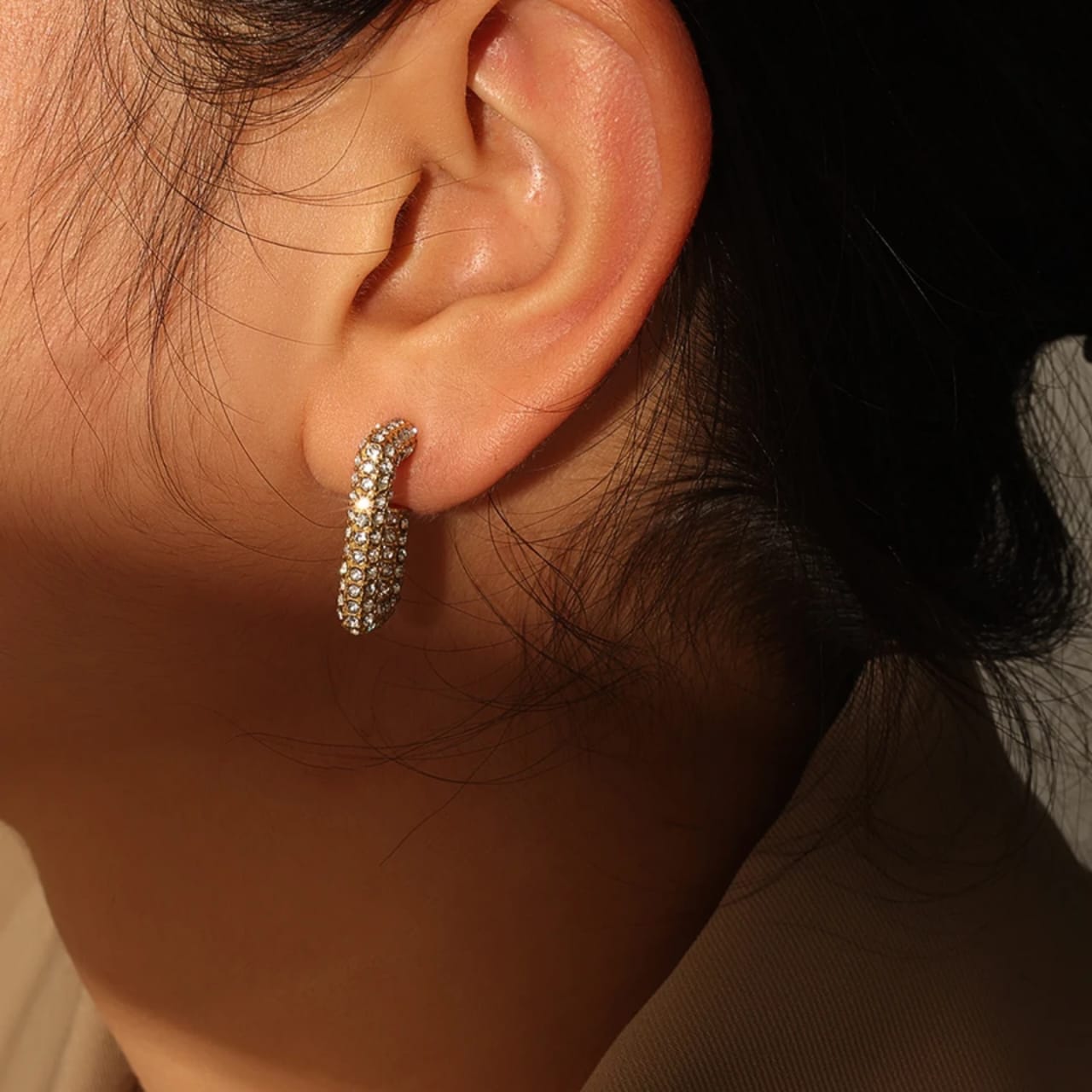 Cubic Zirconia Hoop