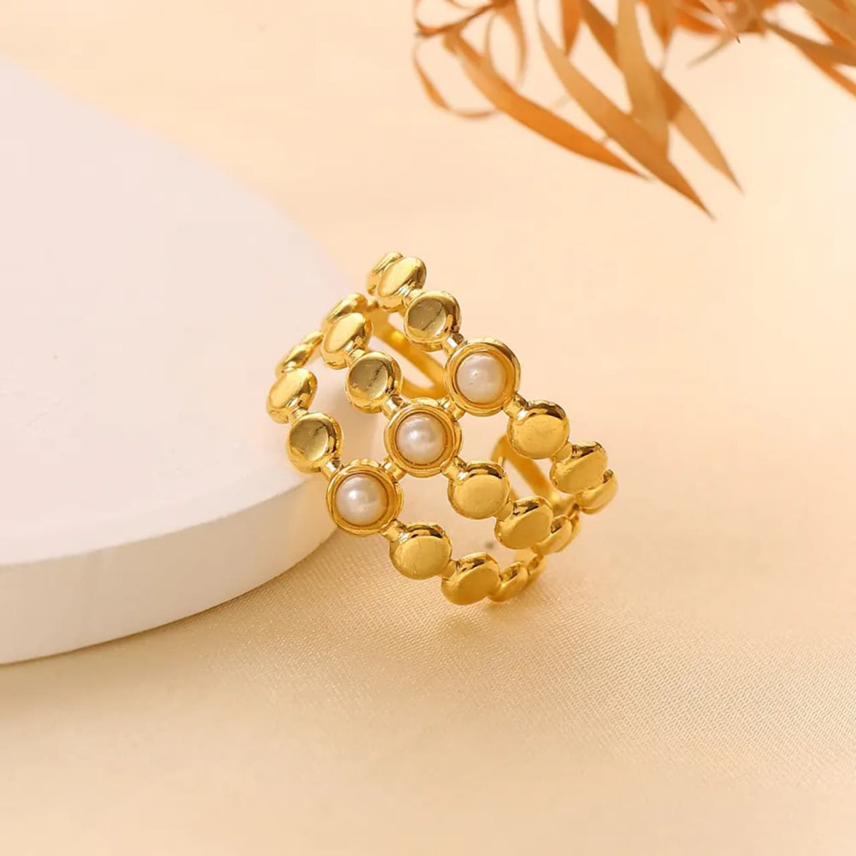 Cueilleurs De Perles Ring Waterproof Tarnish Free